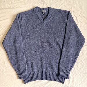 Vintage Steve & Barry’s Wool V Neck Sweater Sz L